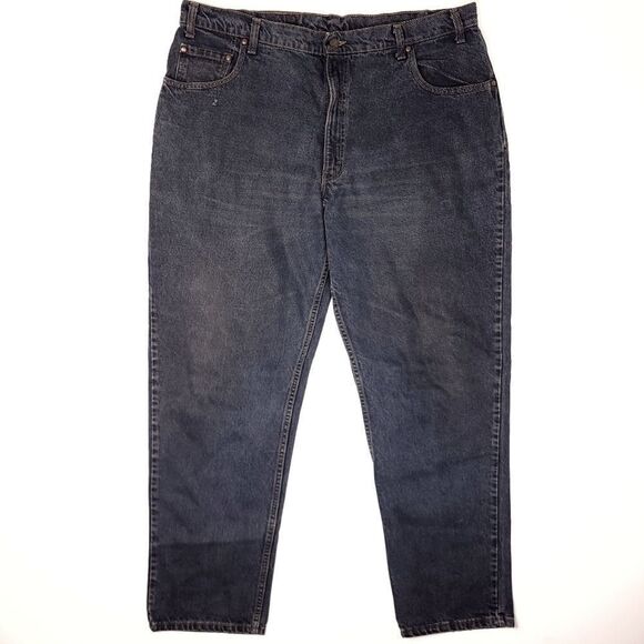 Vintage Levis 545 Loose Fit Brown Tab Jeans Mens 42x32 Actual 31 Inseam USA Made - Picture 1 of 7